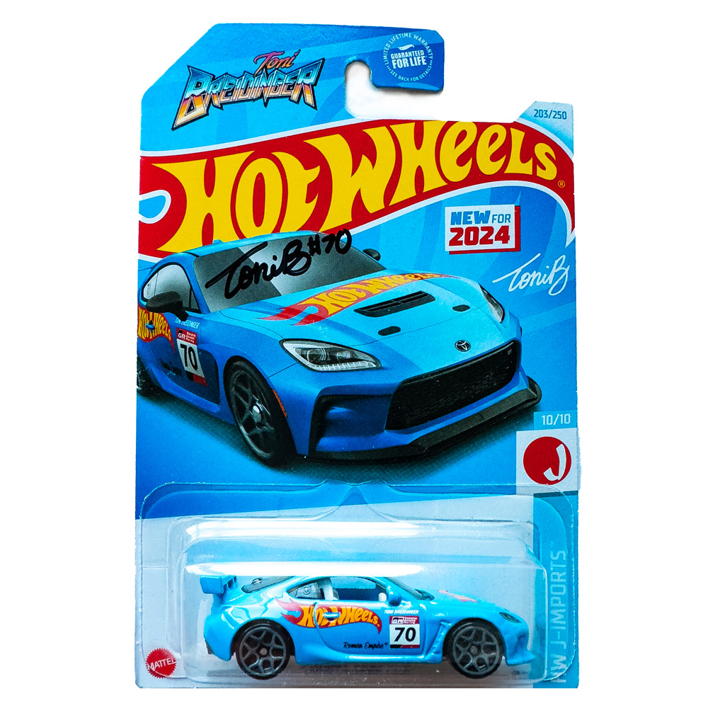 Toni Breidinger 2024 Hot Wheels HW J-IMPORTS 10/10 Toyota GR86 Cup 203/250 (Autographed Version)