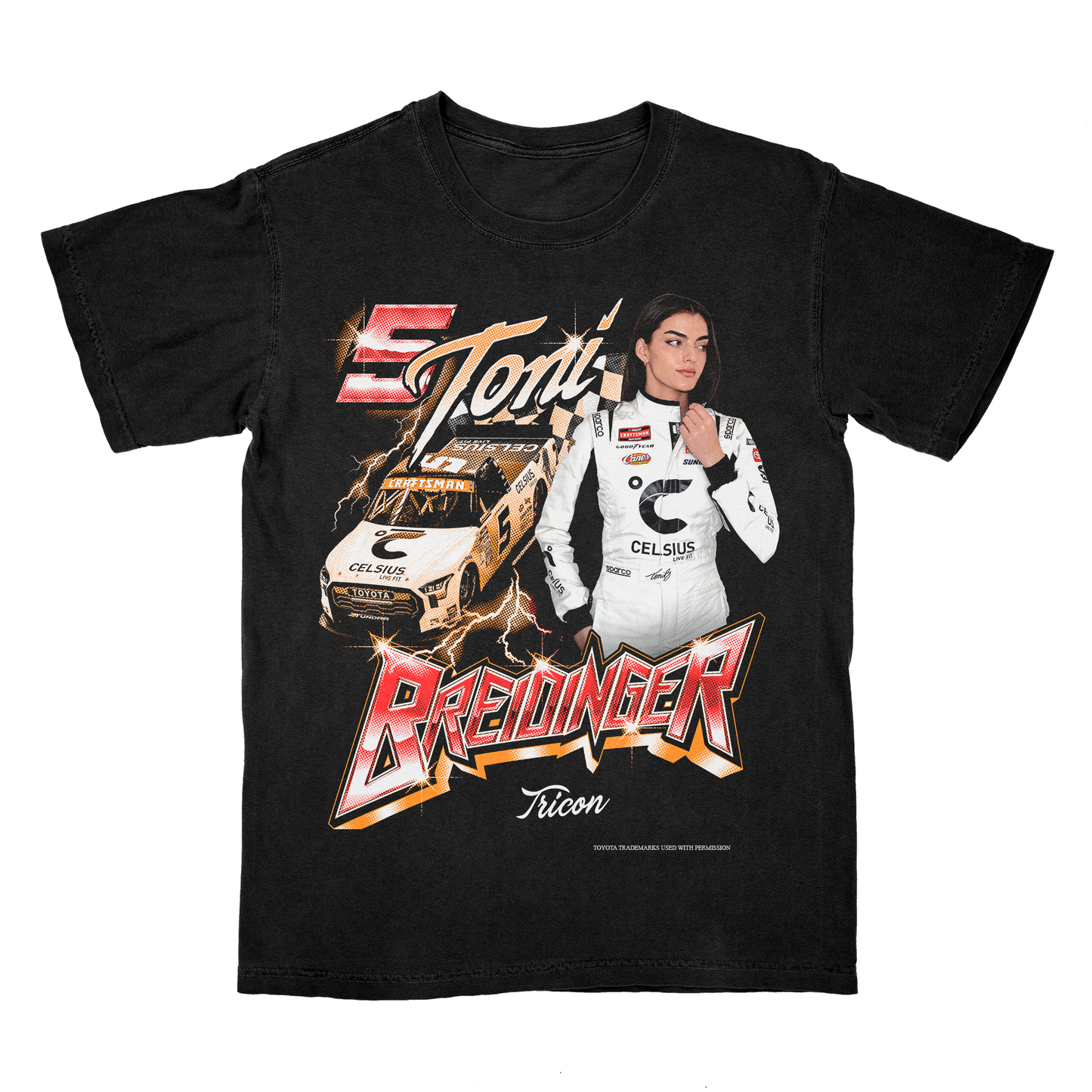 2025 CELSIUS TONI BREIDINGER T-SHIRT (BLACK)