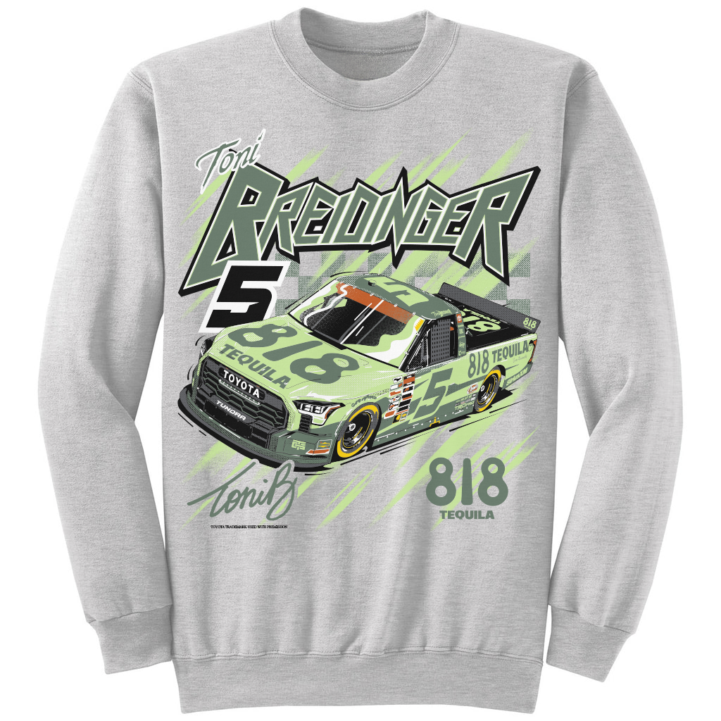 2025 818 TEQUILA & TONI BREIDINGER CREWNECK (ASH GRAY)