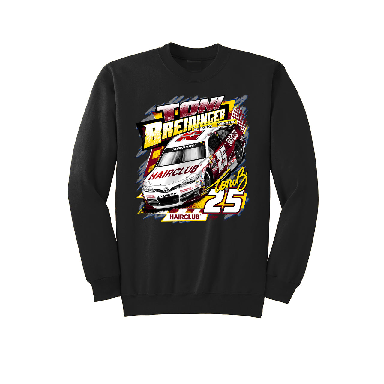 25 HAIRCLUB TOYOTA CAMRY ARCA CREWNECK (BLACK)