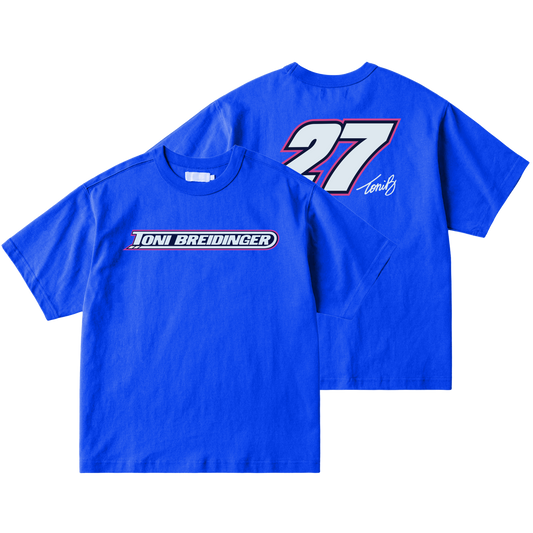 2026 TONI BREIDINGER No. 27 T-SHIRT (BLUE)