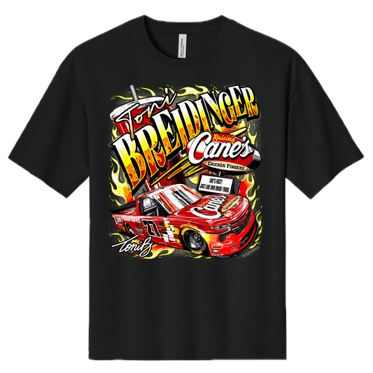 2026 DAYTONA RAISING CANE'S TONI BREIDINGER T-SHIRT (BLACK) PRE ORDER