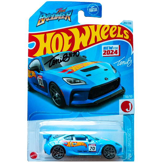 Toni Breidinger 2024 Hot Wheels HW J-IMPORTS 10/10 Toyota GR86 Cup 203/250 (Autographed Version)